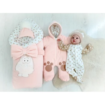 

Комплект на выписку 5-ти предметный "Лапки" ЗИМА Комплекты на выписку и для прогулок 0-6 мес