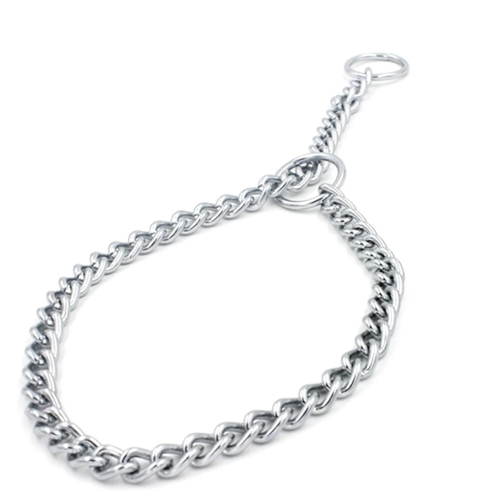 Metal-Stainless-Steel-Dog-Collar-Chain-Double-Row-Chrome-Plated-Choke-Training-Show-Collar-Adjustable-Safety (16)