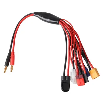 

4.0mm banana connector to Female Tamiya Futaba TRX EC3 JST XT60 Multifunctional Lipo Charging RC charger adaptor