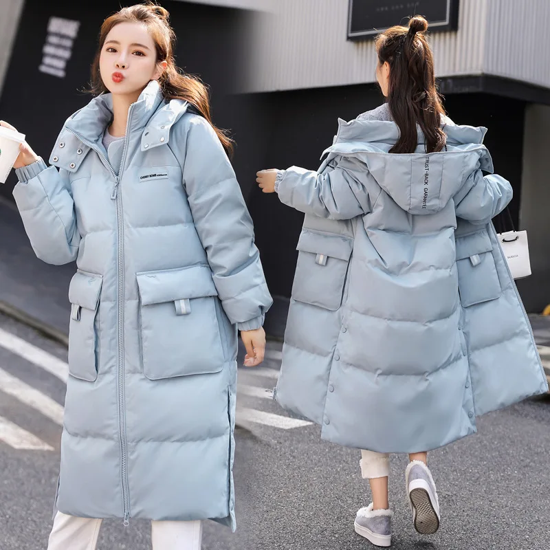 

Loose-Fit Thick Mid-length Cotton Coat Women's 2019 Winter New Style Fashion Fashion Korean-style Thick down Coat Cotton-padded