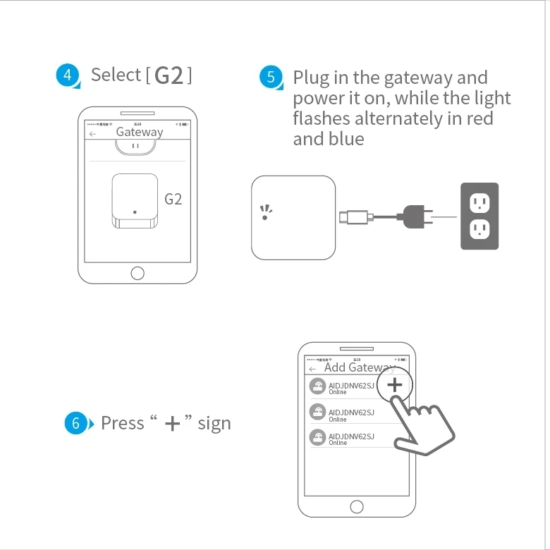 TTLock APP Device Lock Gateway G2 Bluetooth to WiFi converter for
