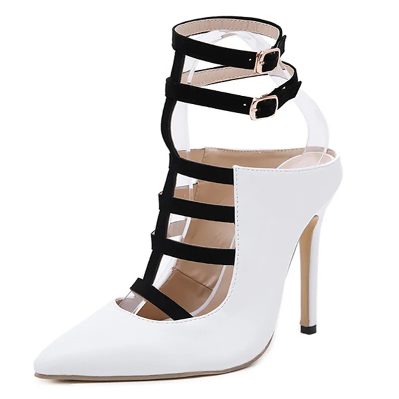 Sandalias con tacón para mujer, zapatos de fiesta nigerianos decorados, a  la moda para actividades al aire libre|Sandalias de mujer| - AliExpress