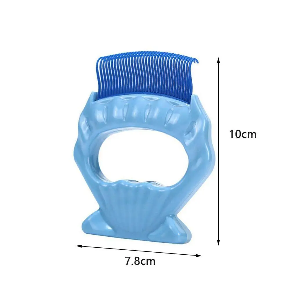Гребень в форме ракушки для домашних животных, кошек, собак, щетка для стрижки волос, очищающие инструменты из АБС-пластика, триммер для волос для собак, кошек, домашних животных, гребень для удаления волос, гребень в форме ракушки