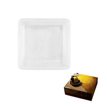 Food Grade Regular Shape Silicone Butter Pillow Cake Mould For Mousse Dessert Bakery Baking Molds