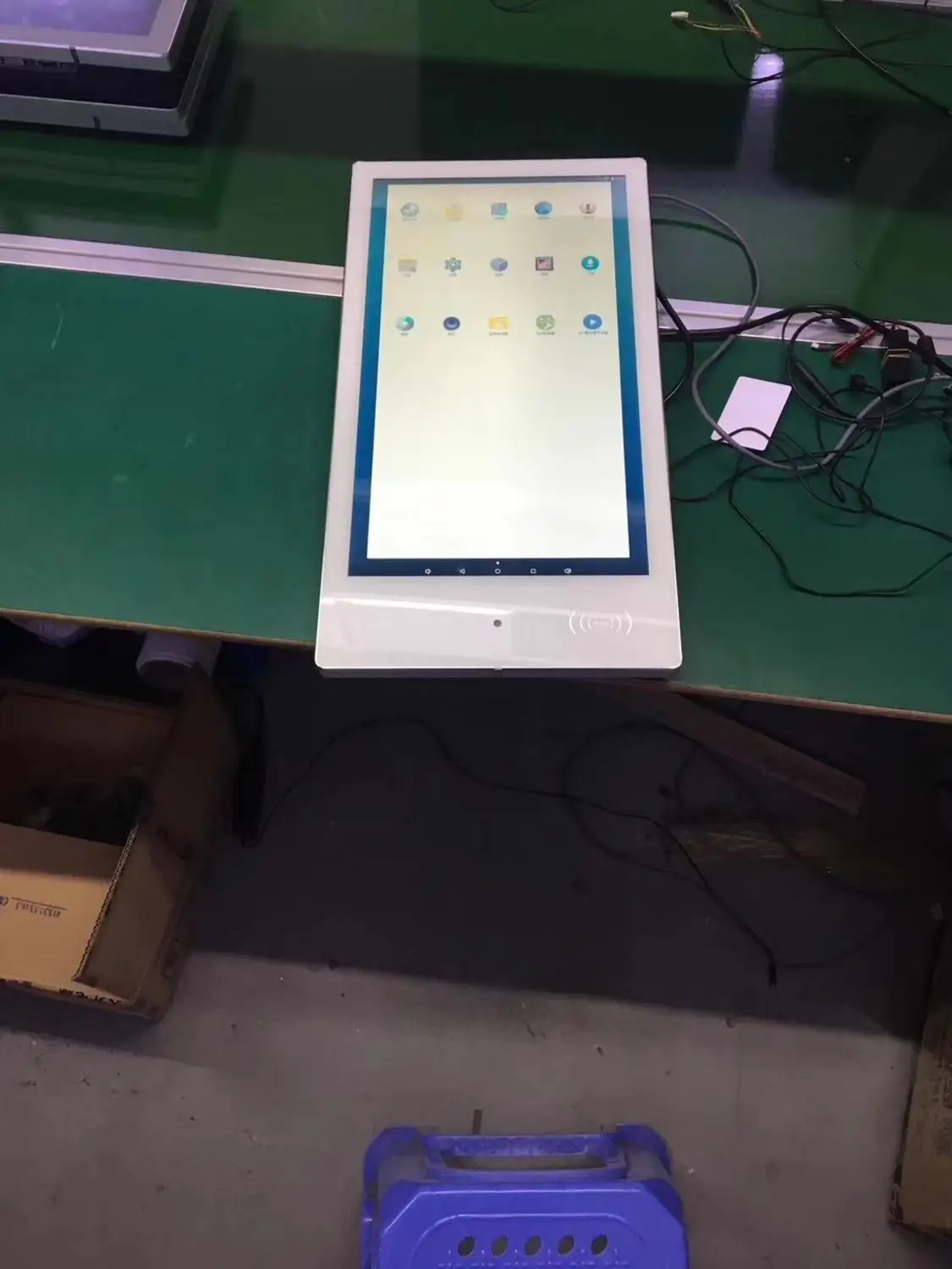12,1 ''дюймовый школьный класс планшет lcd сенсорный экран дисплей Панель с кардридером buit in