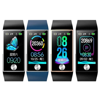 

S28 Smart Watch Color Sn 1.14 Inches PPG Ecg Heart Rate Blood Pressure Oxygen Monitoring Waterproof Sports Smart Bracelet Bl