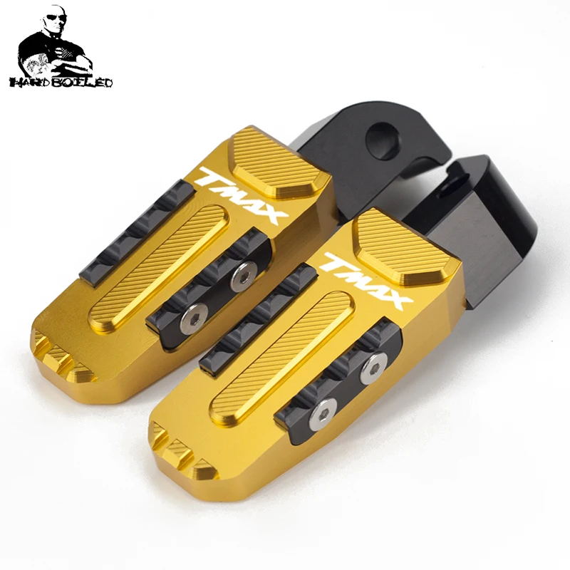 Motorcycle Rear Foot Peg Footrest CNC Rear Passenger Footrests For Yamaha Tmax 500 T-max 530 sx dx 2012-2019 2018 T Max XP500 (8)