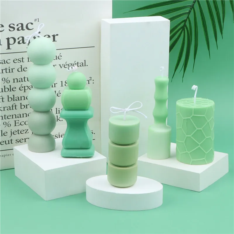 1pc Cube Wax Fragrance Candle Bougie Rose Scented Candles Home