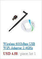 2,4 ГГц USB беспроводной Wifi адаптер 600 Мбит/с 802.11n USB Ethernet адаптер Сетевая карта Wi-Fi приемник для Windows Mac PC