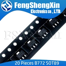 20 шт 2SB772 B772 SOT-89 SMD PNP Средний транзистор