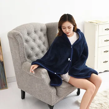 

Autumn and winter new solid color blanket European thick warm Arctic velvet small blanket office nap shawl lambskin blanket