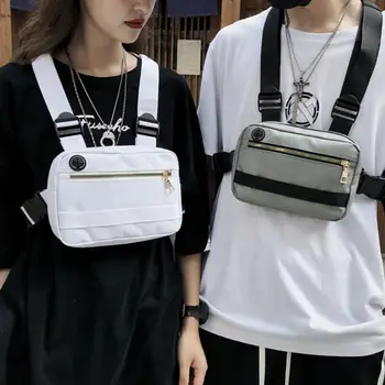 

Fashion chest rigging bag camouflage tactical vest harness front pack bag vest Hip Hop Streetwear functional chest bag