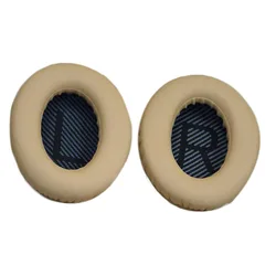 Premium Replacement Ear Pads for Bose QuietComfort and SoundTrue Headphones (Beige Black mat LR)