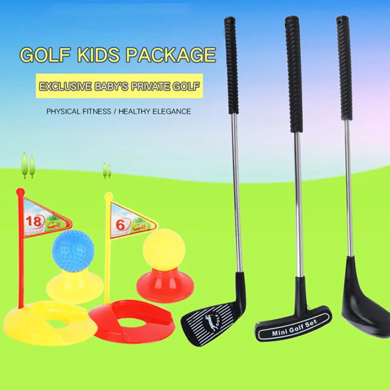 

Golf Toy Set Sports Kids Learning Active Parent-child interaction Outdoor indoor Play Sport Game For Children Gifts