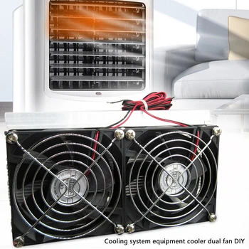 

Semiconductor Cooling System Kit Cold Conduction Peltier Refrigeration Home Industry Double Fan Integrated Circuit DIY Radiator