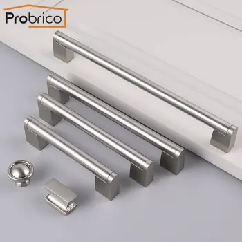 Probrico cabinet knobs and handles Long Furniture Pulls drawer door Knobs Minimalist Kitchen Cupboard Wardrobe Locker handles