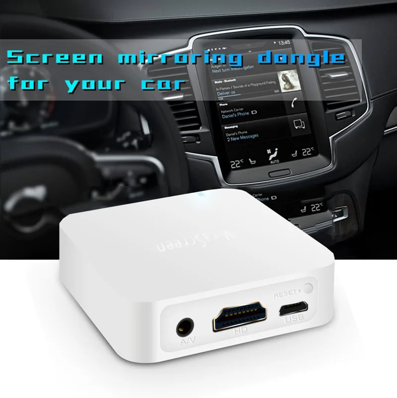 AV HDMI беспроводной WiFi дисплей ключ зеркальная коробка Android IOS Телефон для