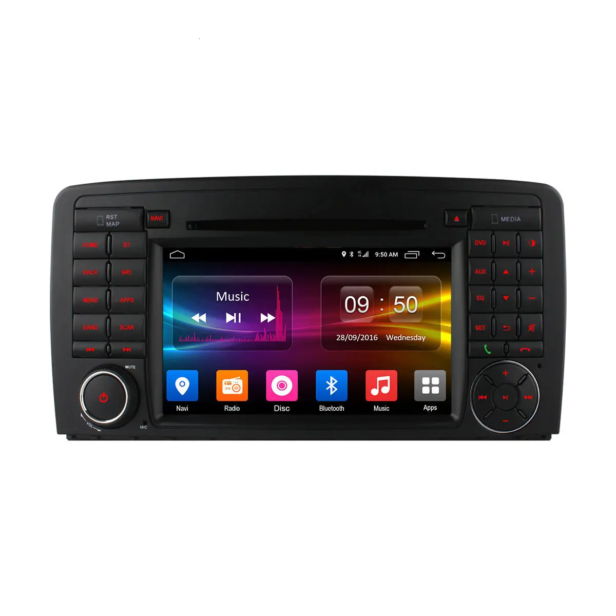 Top Android 6.0 Octa 8 Core CVD Player for Mercedes AMG R Class W251 R280 R300 R350 R63 Radio GPS 2