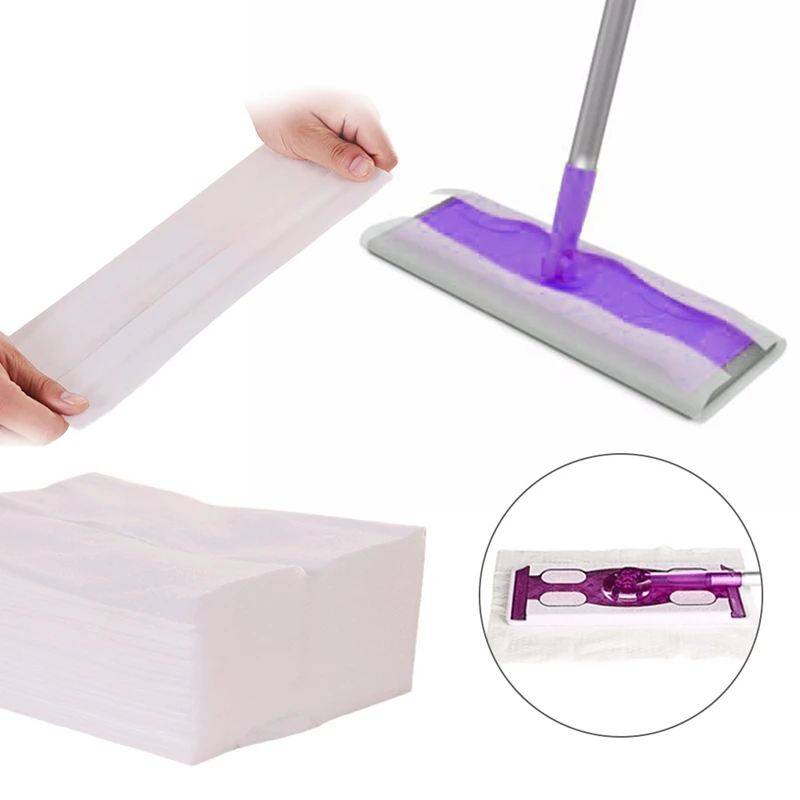 

30pcs Mop Replacement Dry Tissue Wet Wipe Kitchen Floor Cleaner Anti-Static Cleaning Towel Household Clearn tool
