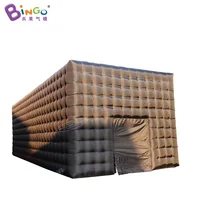 Customized 13x5x4 Meters Inflatable Event Tent For Sale / Free Shipping 42.6ft Outdoor Use Inflated Black Shelter 1
