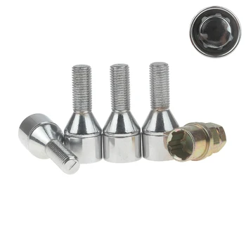 

Super Safety M12 x 1.5 /M14 x 1.5 Anti theft Wheel Locking Nut Bolts Screw Key Alloy Steel Closed car End Nuts For Universal Car