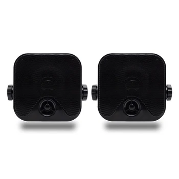 

1Pair 4 inch Marine Speakers Waterproof Boat Outdoor Speaker Heavy Duty Surface Mounted For ATV RV Golf Cart Yacht Tractor Truck