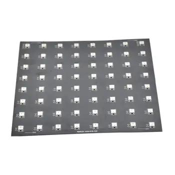 

100pcs WS2812B Panel 8x8 Pixels SK6812 Digital Flexible LED WS2812B Panel Individually addressable Full Dream Color 5V 16*16cm