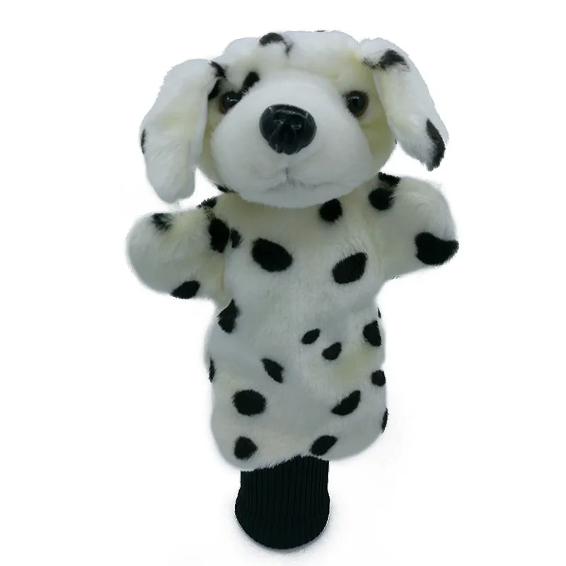 Mini Spotty Dog Golf Head Cover Fairway Hybrid Woods Headcover Cartoon Animal Mascot Novelty Cute Gift | Спорт и развлечения