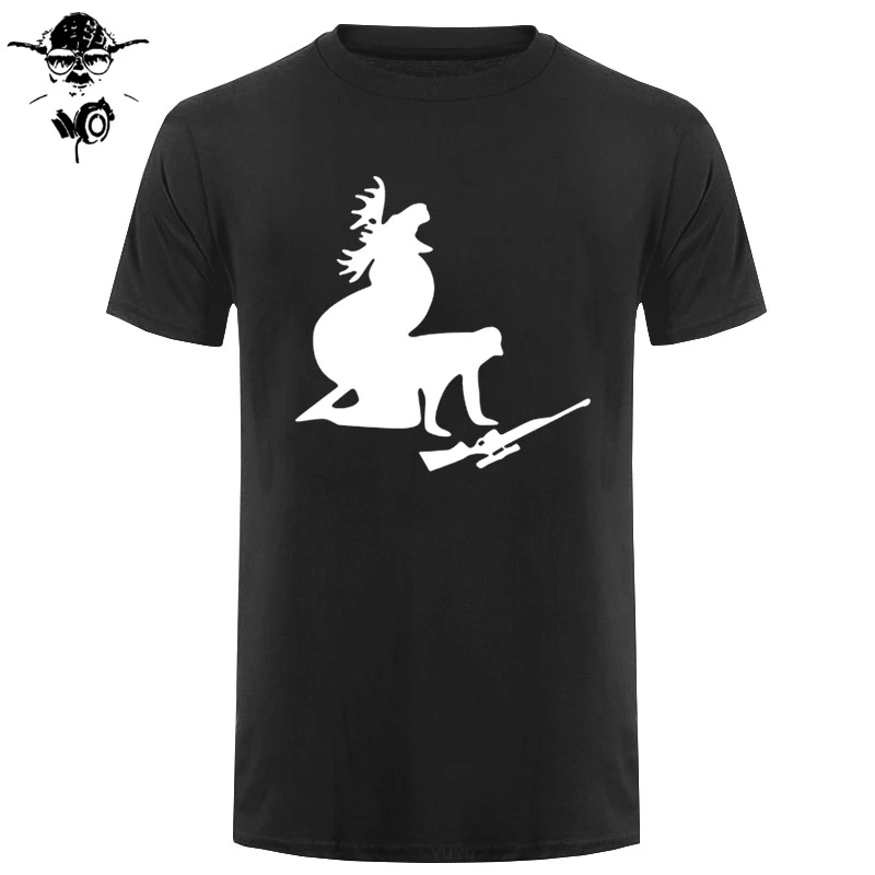 Мужская хлопковая футболка с коротким рукавом How Ya Like My Meat Now Funny Moose Hunter