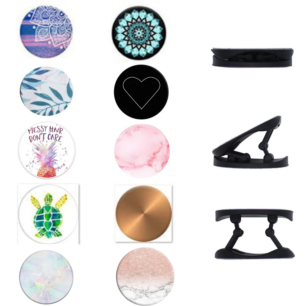 

Marble Expanding Foldable Phone Stand Holder For Smartphones And Tablets Mobile Phone Universal Grip Finger Ring Holder Bracket
