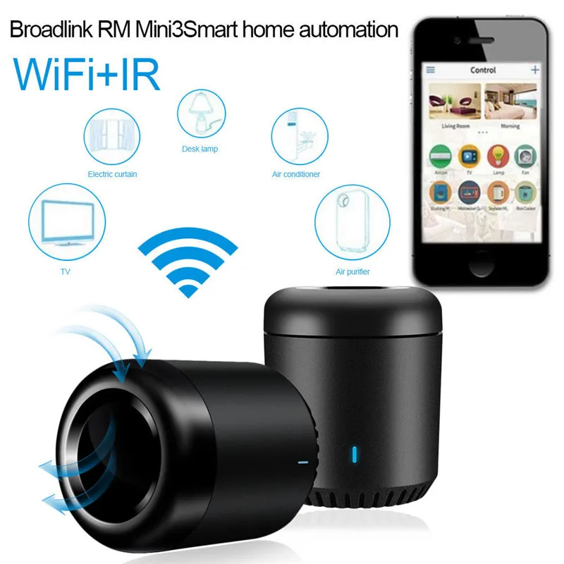 

Broadlink RM Mini 3 WiFi+IR+4G Remote Controller for Alexa Google Home IFTTT with UK AU US EU Adapter Plug RM4C Mini Smart Home