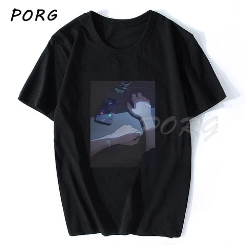 Retro Anime Crying Eyes Vaporwave T-Shirt Summer Style Aesthetic Anime Japan Retro 90s Vaporwave Vintage T Shirt Streetwear