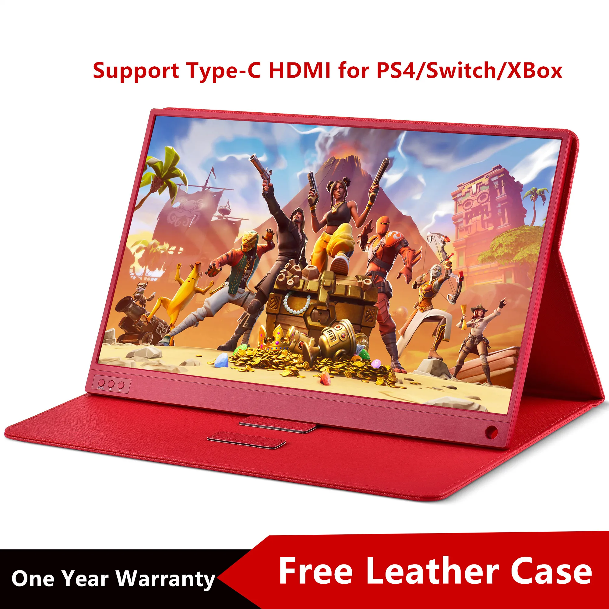 

15.6 Inch Portable Monitor For Gaming 1080P IPS Screen Ultra-slim Support Type-C HDMI for PS4/Switch/XBox Monitor For PC Gamer