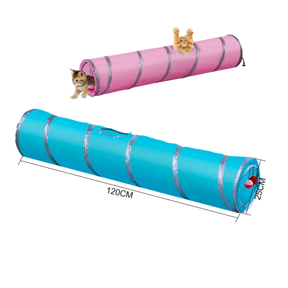 2/3/4/5 отверстия Pet туннель для кошек игрушки складной домашних животных с