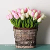 10/30pcs Tulip Artificial Flowers Real Touch Flowers Wedding Decor Simulation Bride Bouquets Pu Tulips for Home Party Vase Decor ► Photo 2/6