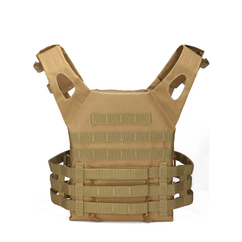 Охотничий жилет, мужской тактический жилет, военный, Molle Plate Carrier, страйкбол, пейнтбол, CS, верхняя одежда, защитный камуфляж, JPC жилет - Цвет: mud