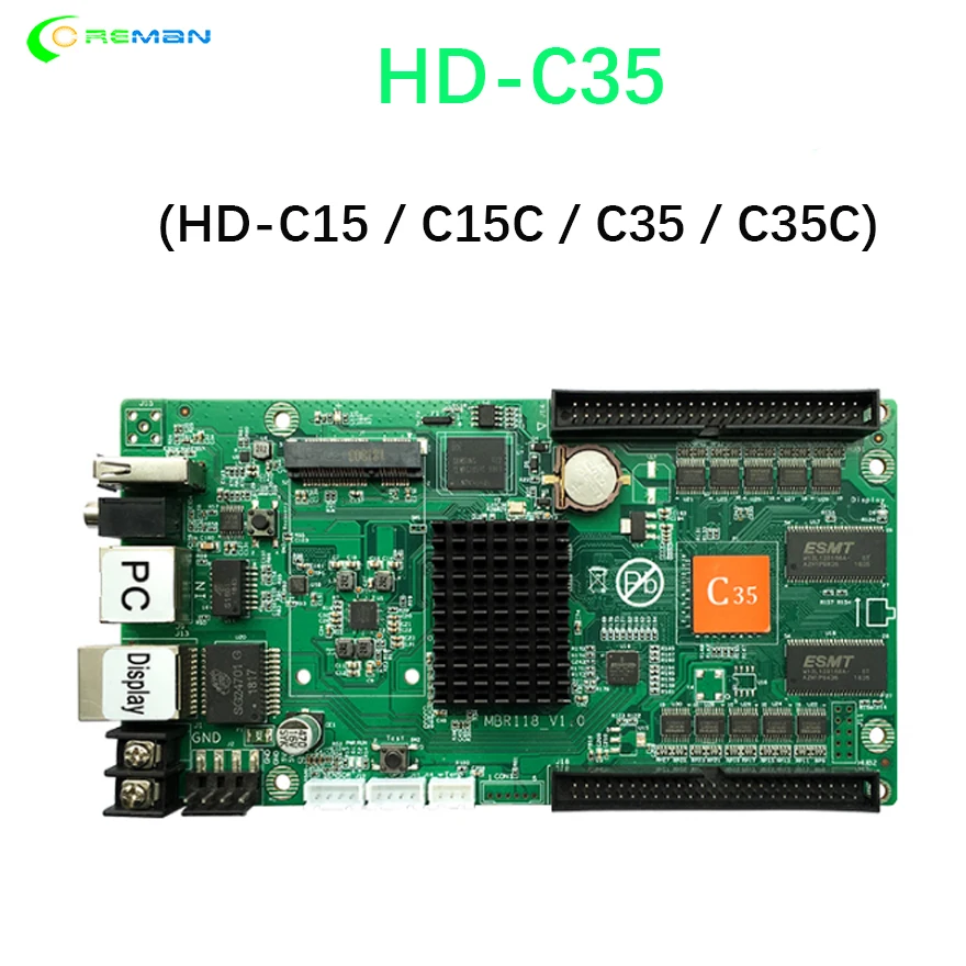 HUIDU C15 HD C35 (замена C10 C30) видео и аудио асинхронный полноцветный светодиодный