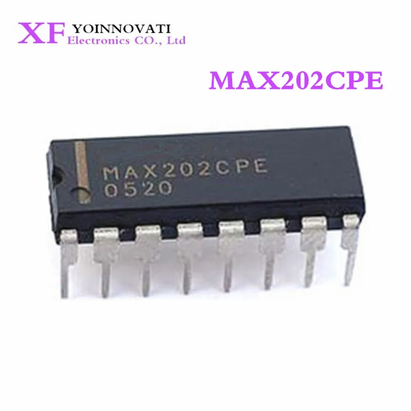 10 шт./лот MAX202CPE MAX202 DIP16 IC лучшее качество | Электронные компоненты и принадлежности