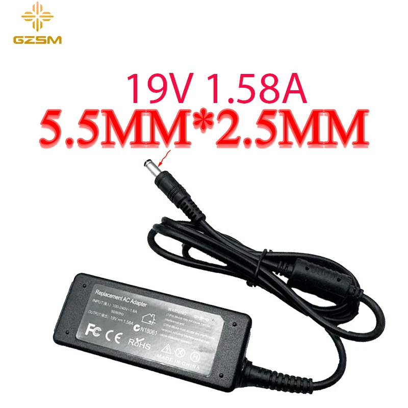19V 1.58A зарядное устройство для ноутбука для Dell Inspiron Mini 12 1210 PP40S адаптер 0C830M блок питания для ноутбука Y877G PP39S Carregador portatil