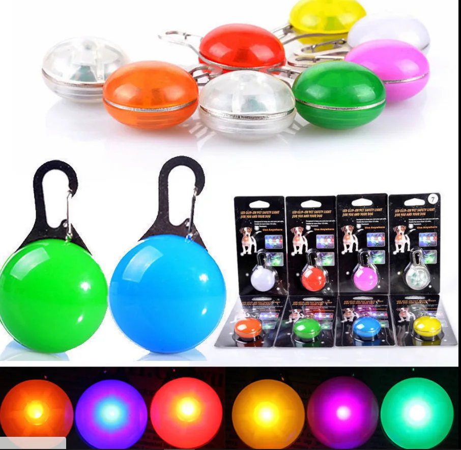 LED Dog Tag Collar Light Up Pet Puppy Flashing See Night Light Dog Collars Glow In The Dark Dog Tags Dog Light Led Dog Collar