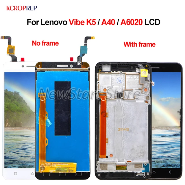 Indigenous sætte ild arv For Lenovo Vibe K5 A40 A6020 LCD Display Touch Screen Digitizer Assembly  Replacement Accessory 5.0" For