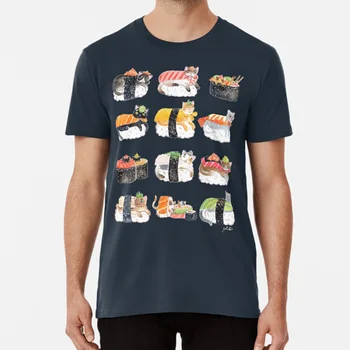 

Nekozushi T Shirt Sushi Cats Nekozushi Watercolour Cute Kawaii Neko Japan