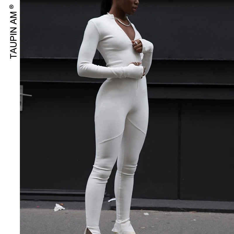 black tracksuit jumpsuit