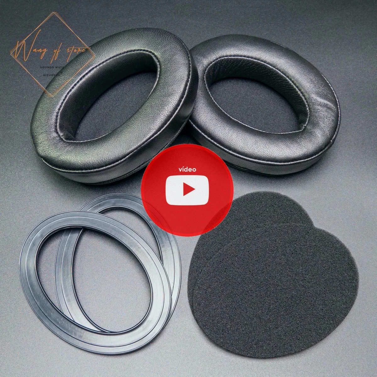 Sheepskin Ear Pads Foam Cushion For Sennheiser HD580 HD600 HD650 S EarPad Real Leather Lambskin Ear Seals Plastic Ring