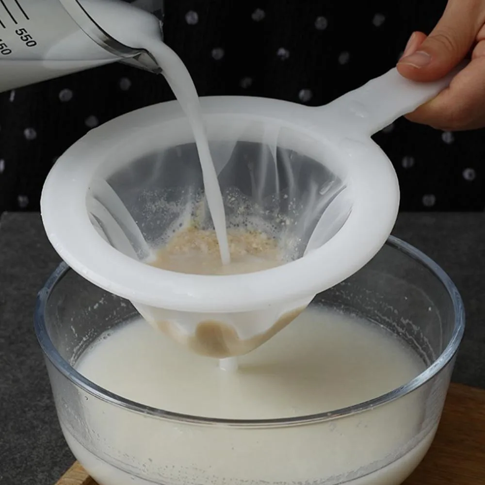

Kitchen Tools Filter Net Reusable Strainer Coffee Soybean Milk Ultra Long Handle Household Accessory