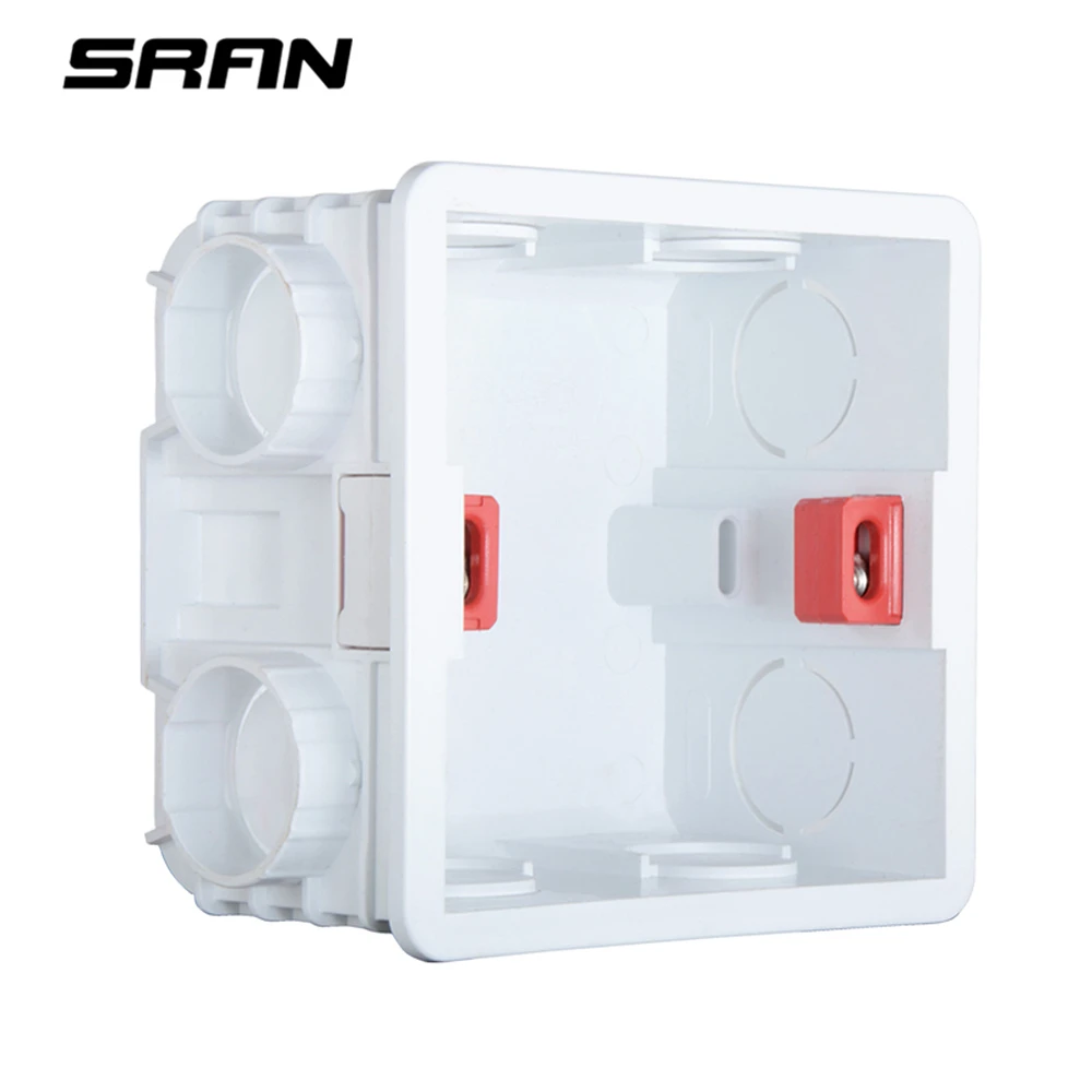 SRAN 86 панель из нержавеющей стали настенный светильник переключатель 2 банды 1/2/3 семейная твердая упаковка вилла