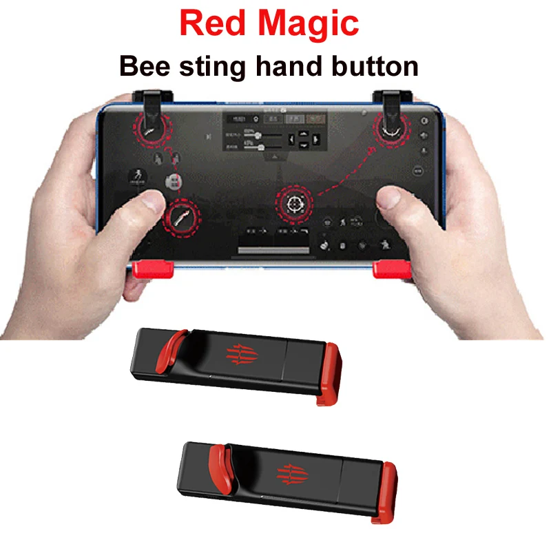 

For Nubia Red Magic Capacitive Phone Gamepad Mobile Trigger Game Controller for PUBG Android IOS One Hand Gaming Joystick
