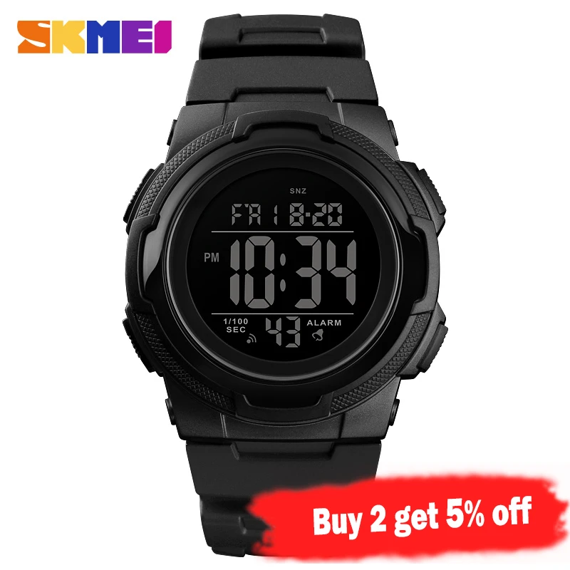 

SKMEI Luxury Brand Men Analog Digital PU Sports Watches Mens Army Military Watch Man Electronic Clock Relogio Masculino 1423