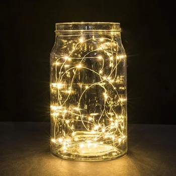 

LED String Lights Reusable 2M 20LED Beads Christmas Wedding Birthday Party Beautiful Decoration Fairy String Light Lamp