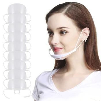 

Transparent Masks Permanent Anti Fog Catering Food Hotel Plastic Kitchen Restaurant Face Shield Kitchen Tools Chef's Special